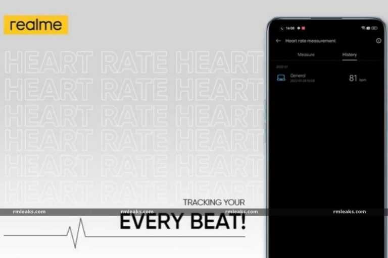 realme 9 Pro heart rate